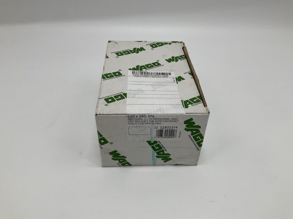 New Original Sealed Package WAGO 100X280-374