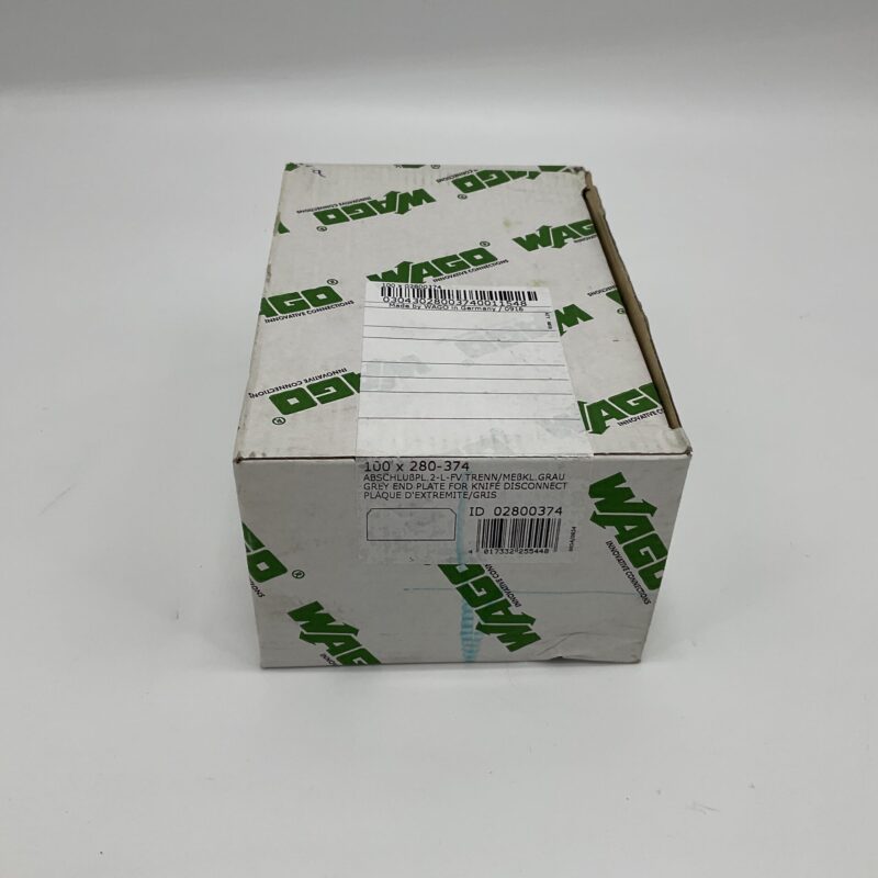 New Original Sealed Package WAGO 100X280-374