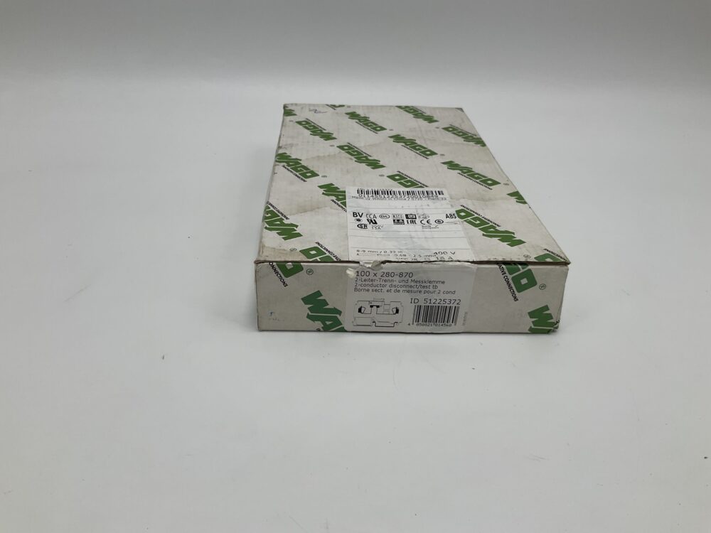 New Original Sealed Package WAGO  100X280-870