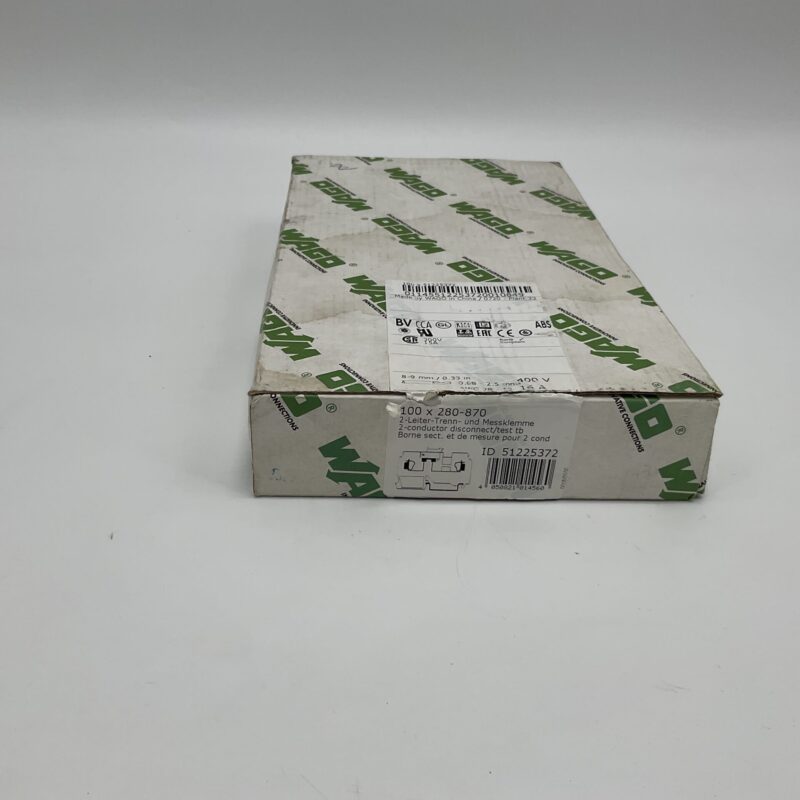 New Original Sealed Package WAGO  100X280-870