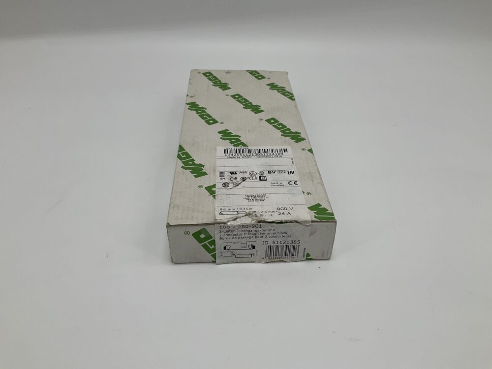 New Original Sealed Package WAGO 100X280-901