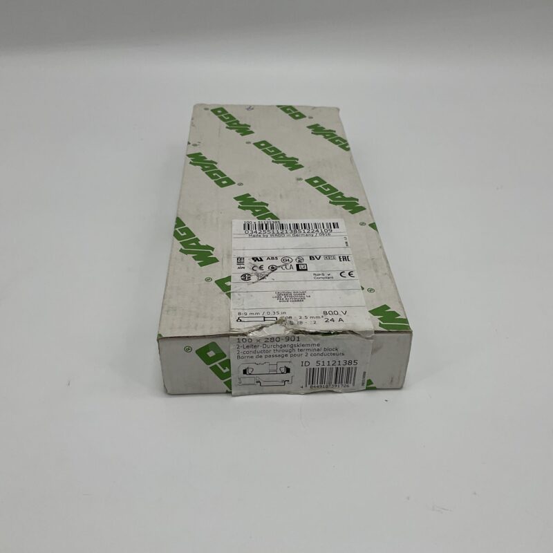 New Original Sealed Package WAGO 100X280-901