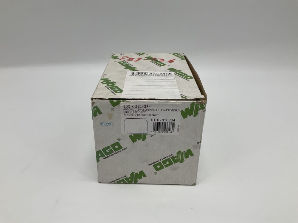 New Original Sealed Package WAGO 100X281-334