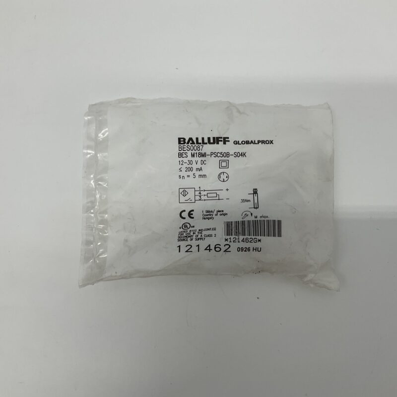 New Original Sealed Package BALLUFF 121462