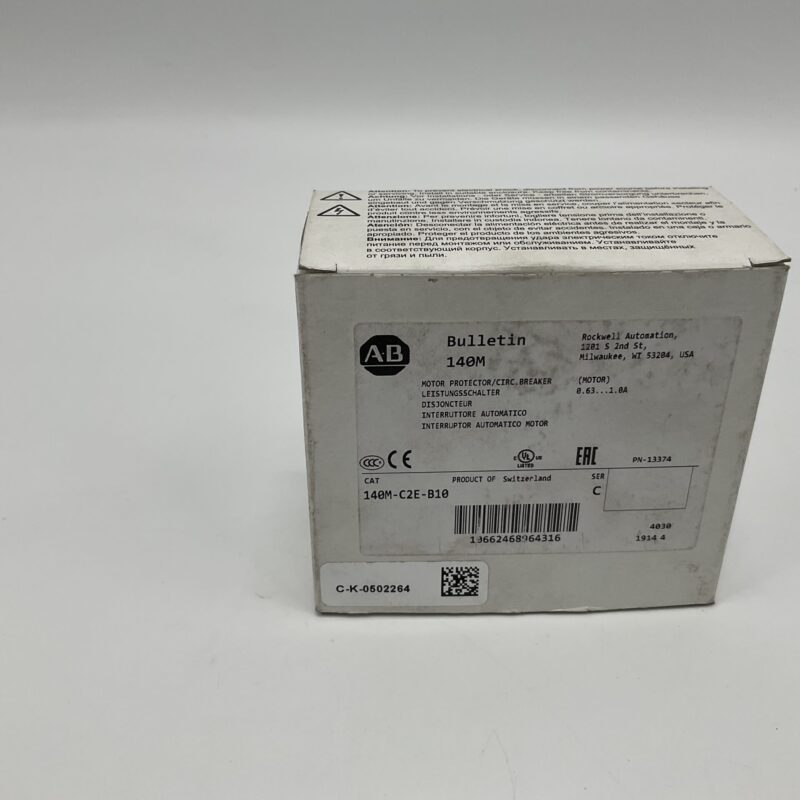 New Original Sealed Package ALLEN BRADLEY 140M-C2E-B10