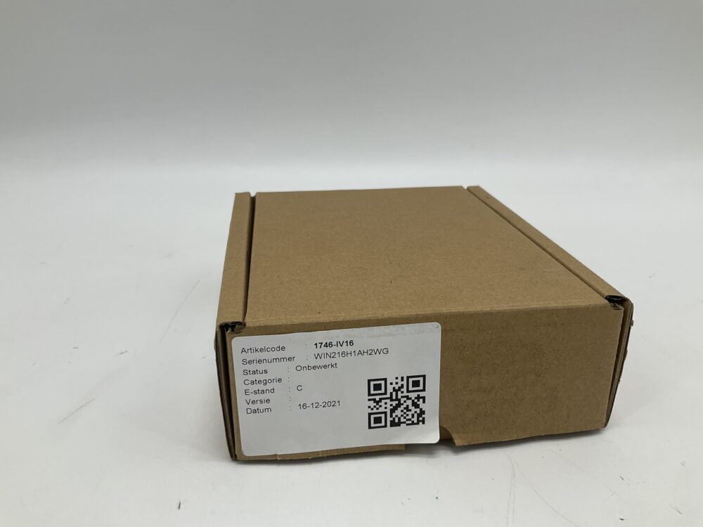 Used Clone Package ALLEN BRADLEY 1746-IV16