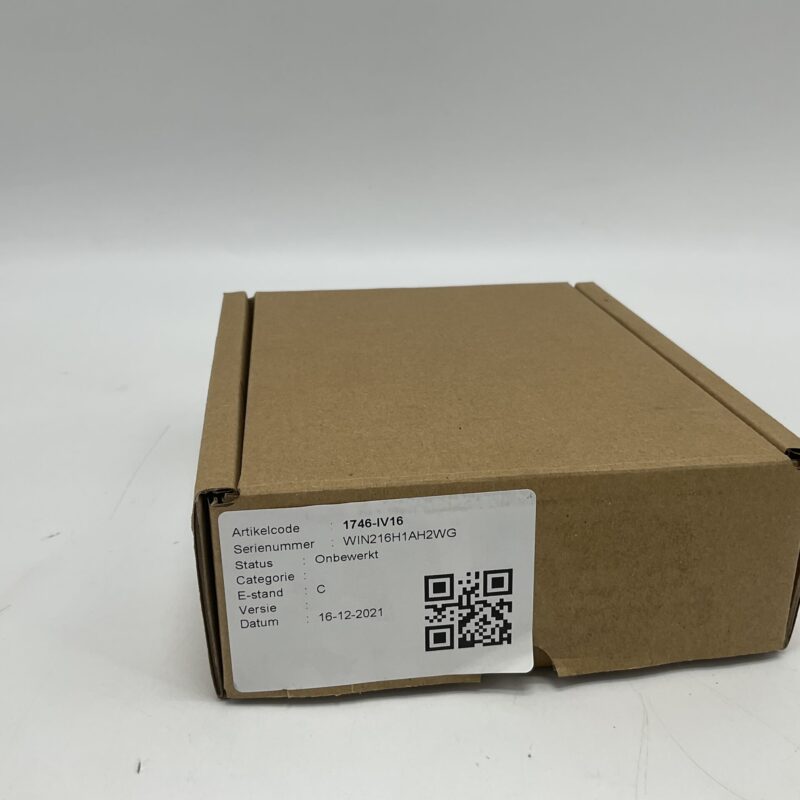 Used Clone Package ALLEN BRADLEY 1746-IV16