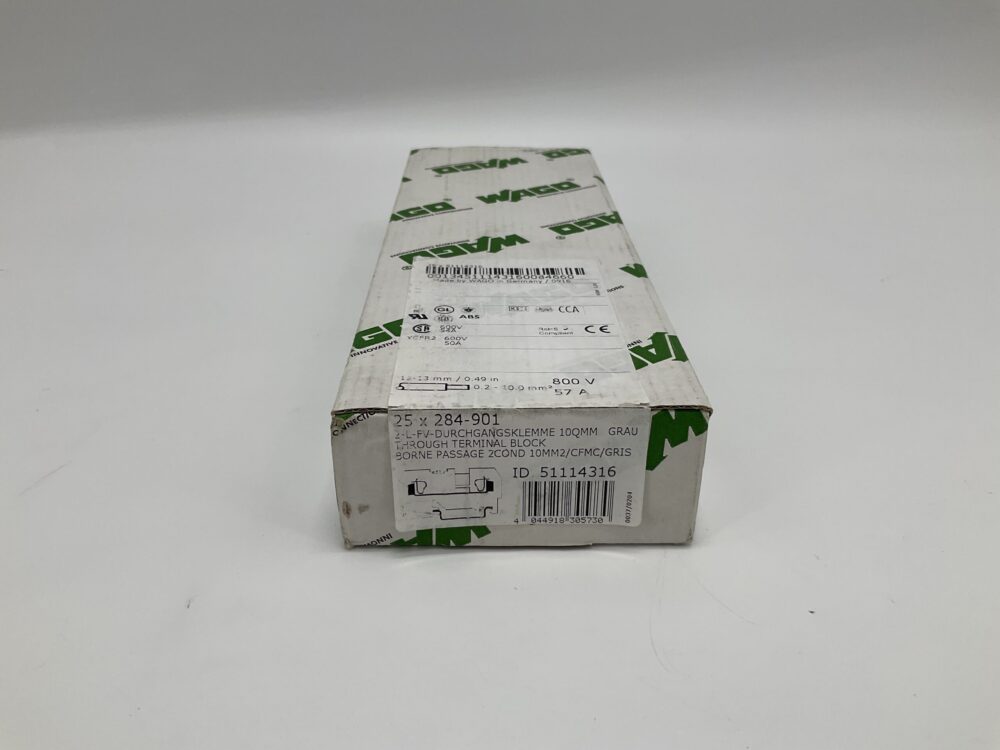 New Original Sealed Package WAGO 25X284-901