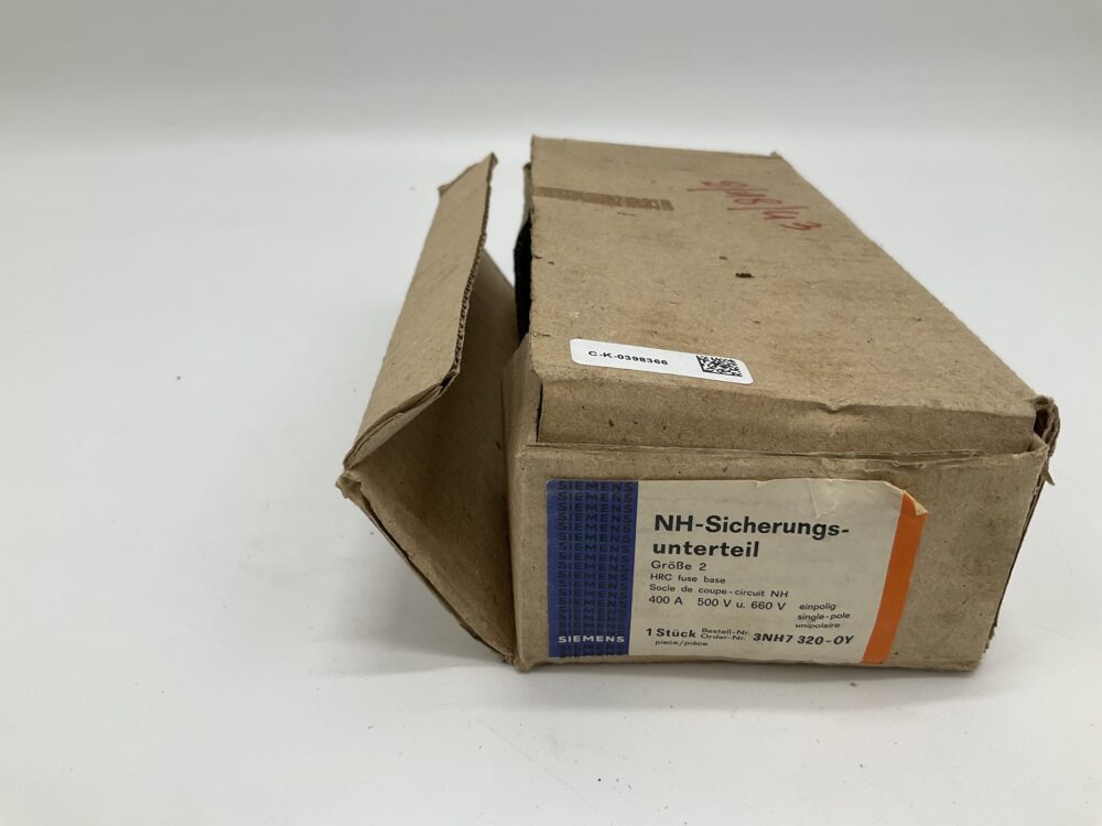 New Original Open Package SIEMENS 3NH7 320-0Y