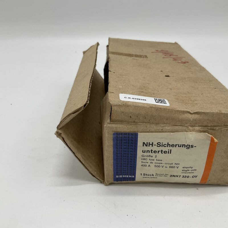 New Original Open Package SIEMENS 3NH7 320-0Y