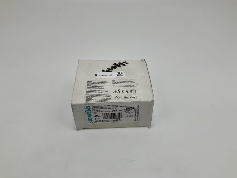 New Original Open Package SIEMENS 3RB1026-1NB0