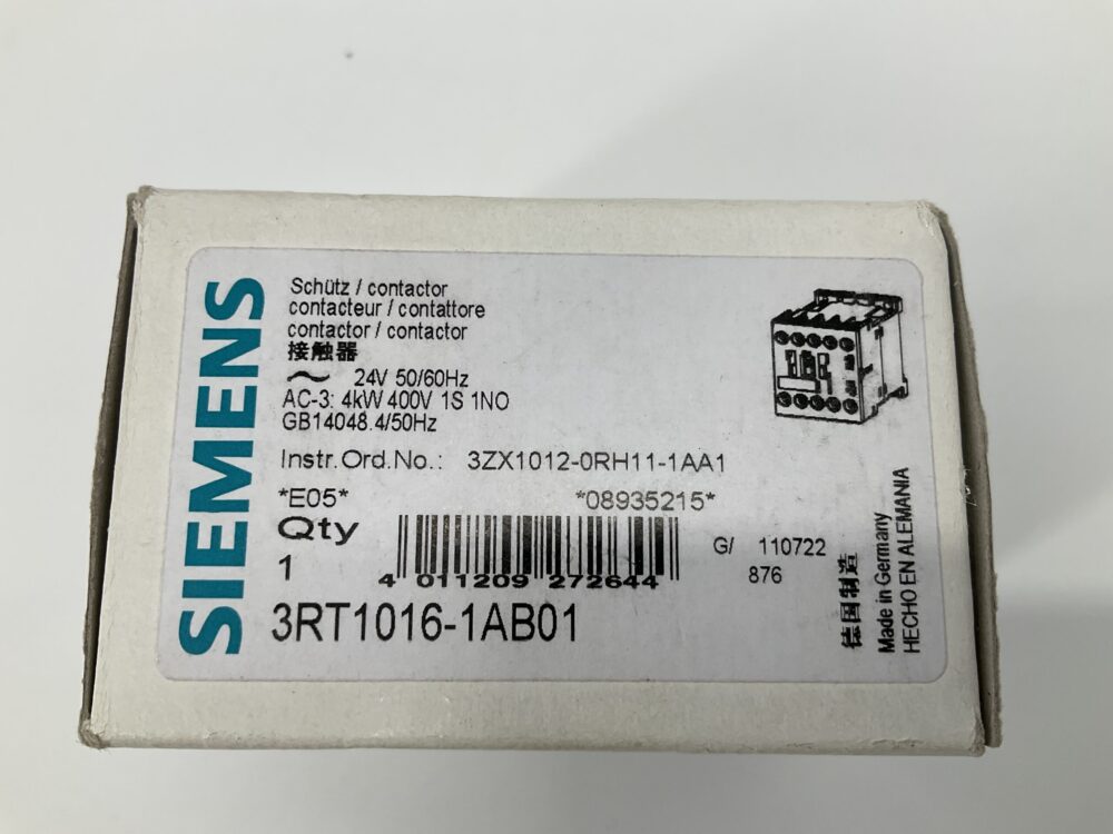 New Original Sealed Package SIEMENS 3RT1016-1AB01
