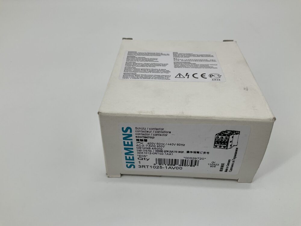 New Original Sealed Package SIEMENS 3RT1025-1AV00
