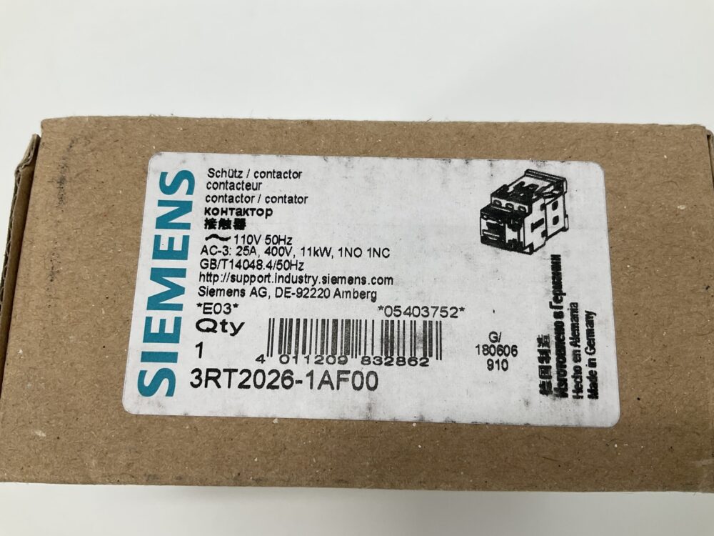 New Original Sealed Package SIEMENS 3RT2026-1AF00