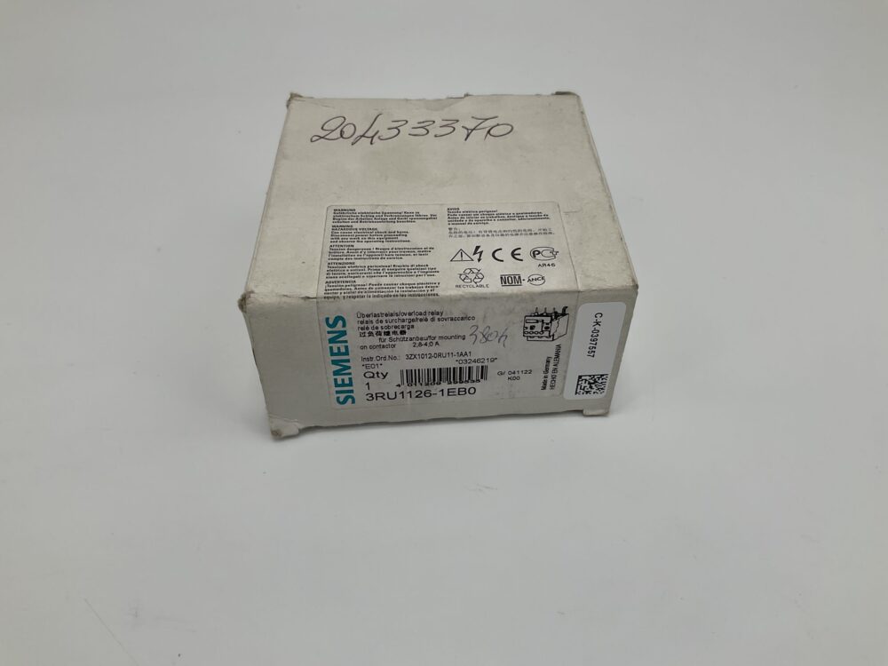 New Original Open Package SIEMENS 3RU1126-1EB0