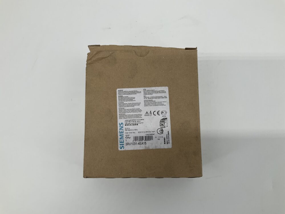 New Original Sealed Package SIEMENS 3RV1031-4EA15