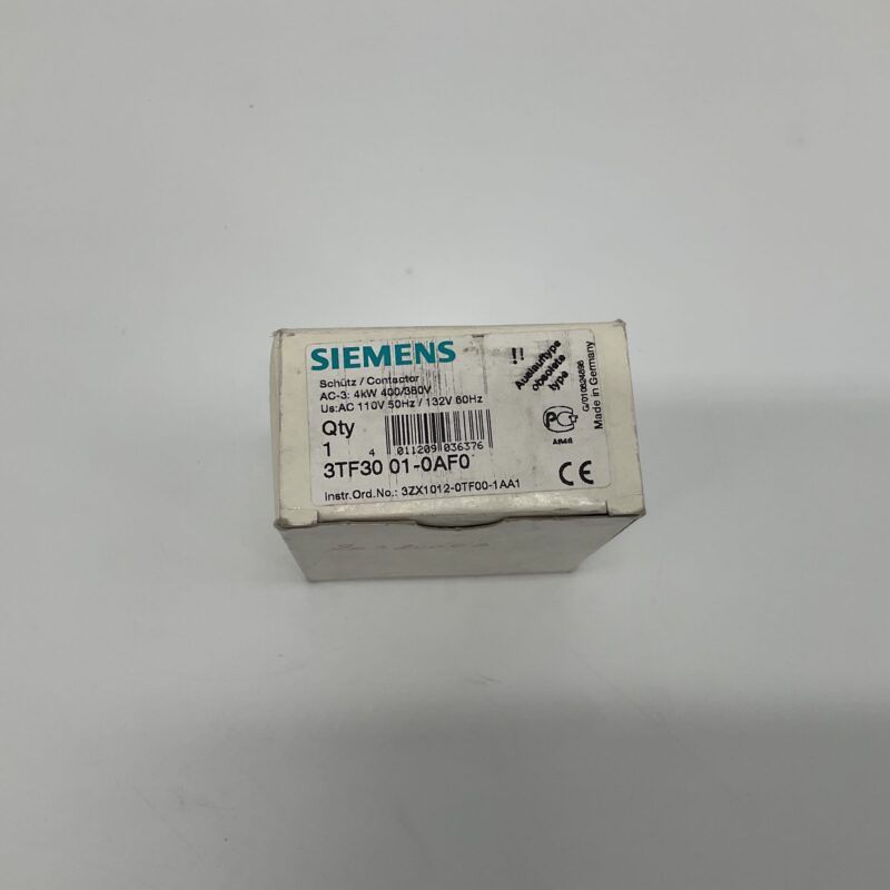 New Original Open Package SIEMENS 3TF30 01-0AF0