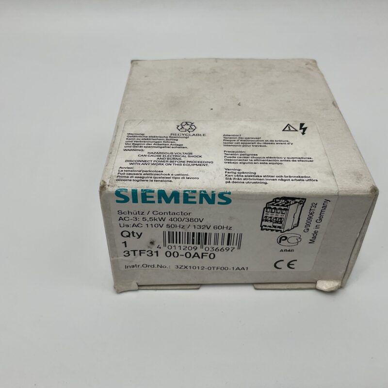 New Original Open Package SIEMENS 3TF31 00-0AF0