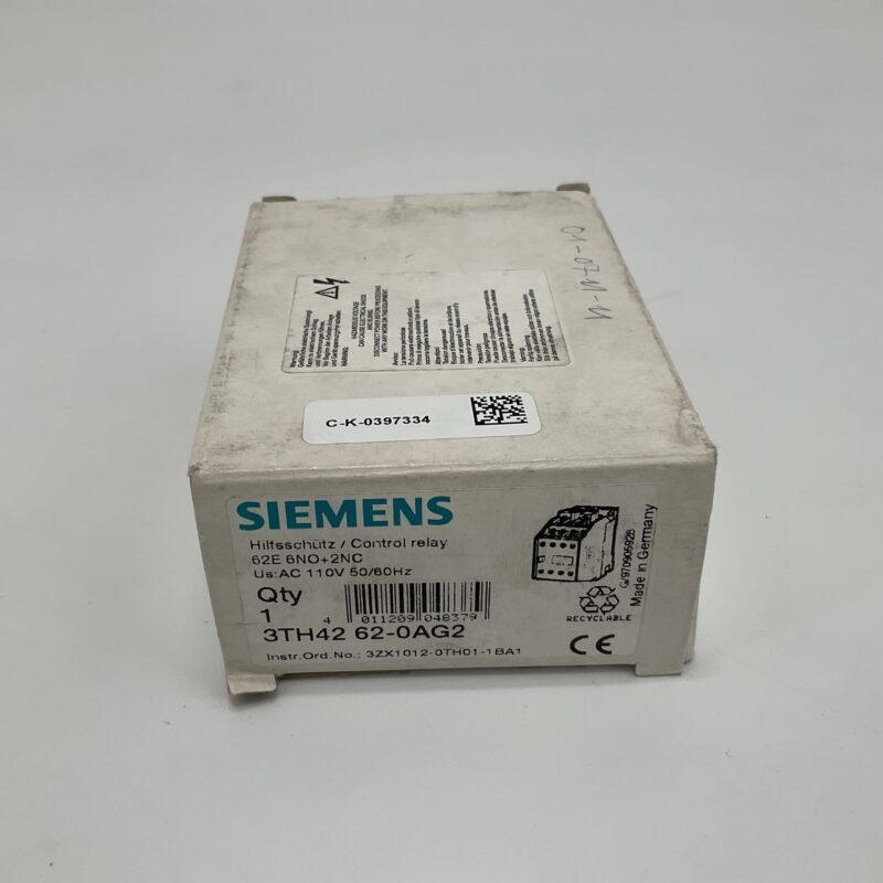 New Original Open Package SIEMENS 3TH42 62-0AG2