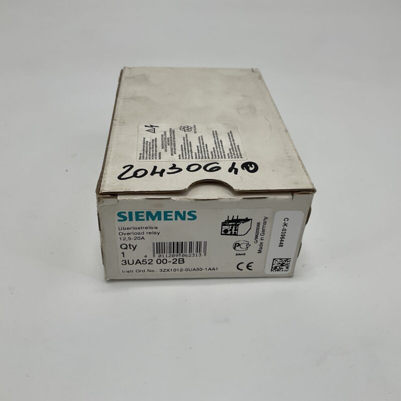 New Original Open Package SIEMENS 3UA52 00-2B