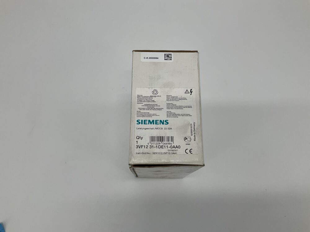 New Original Sealed Package SIEMENS 3VF1231-1DE11-0AA0