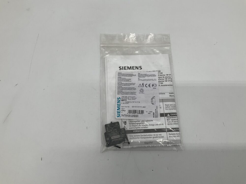 New Original Sealed Package SIEMENS 3VT9100-2AB20