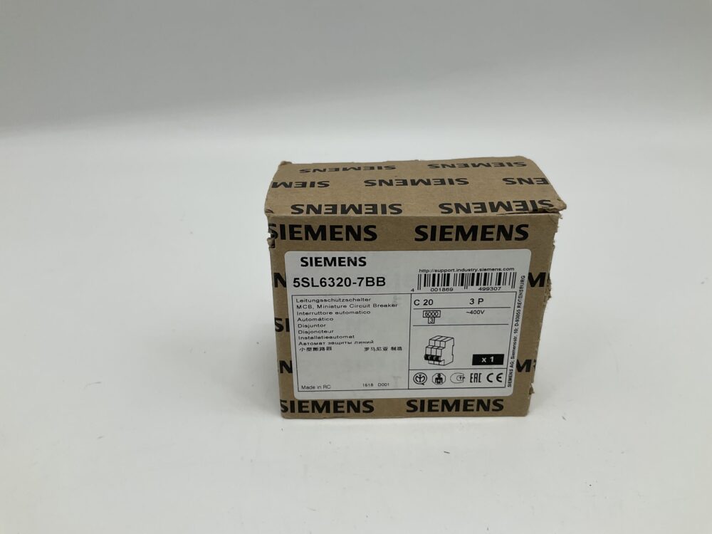 New Original Sealed Package SIEMENS 5SL6320-7BB
