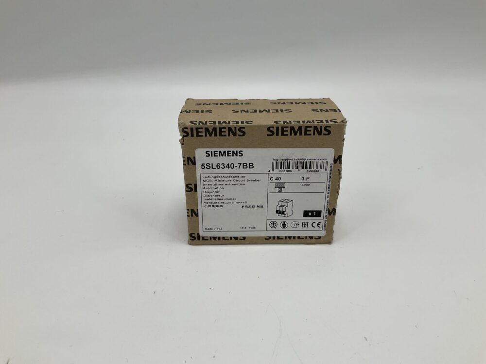 New Original Sealed Package SIEMENS 5SL6340-7BB