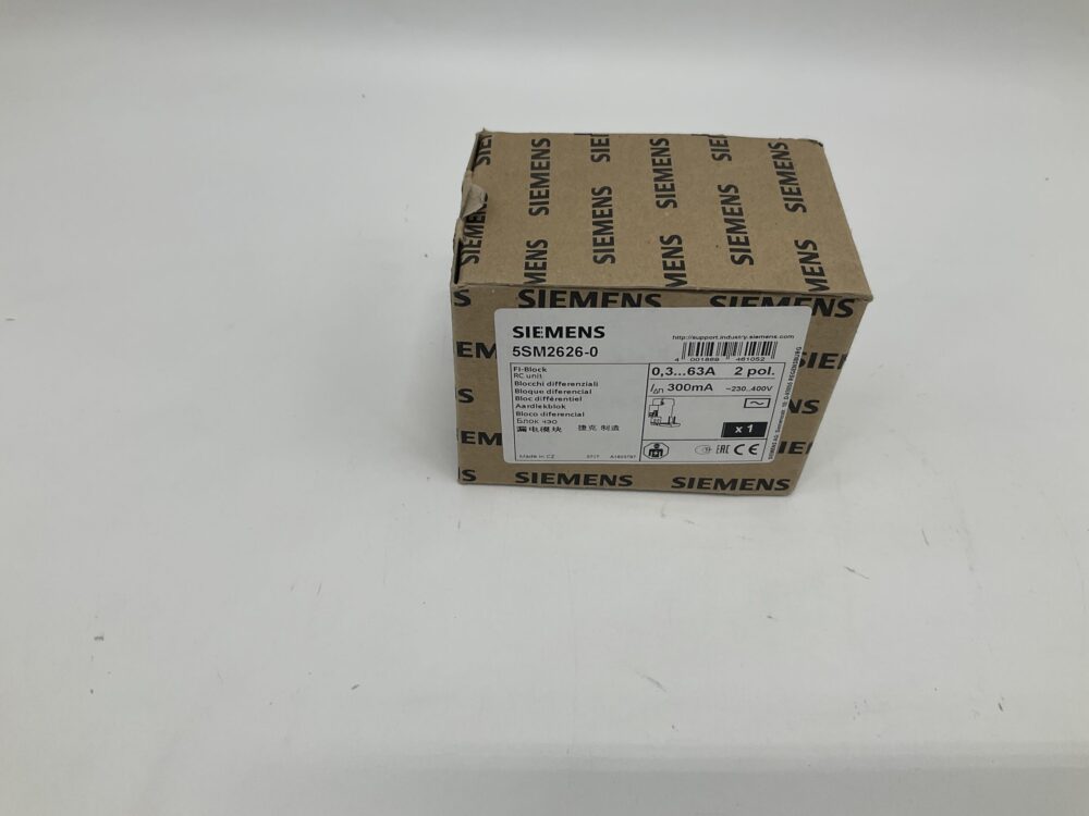 New Original Sealed Package SIEMENS 5SM2626-0