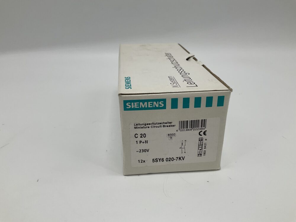 New Original Sealed Package SIEMENS 5SY6020-7KV