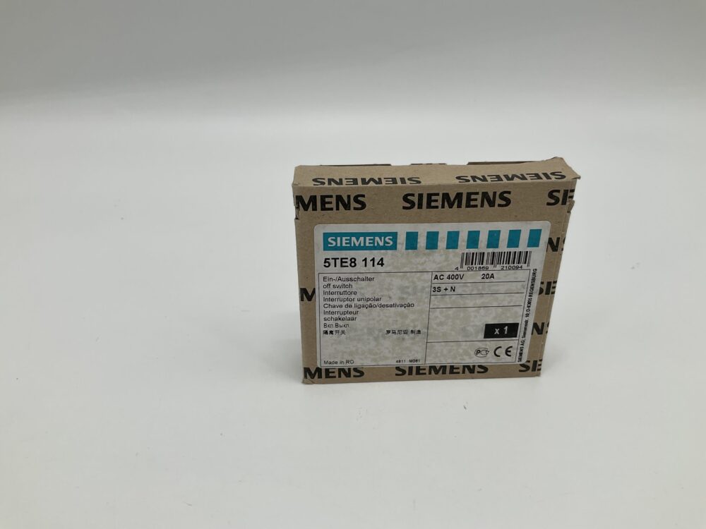 New Original Sealed Package SIEMENS 5TE8114