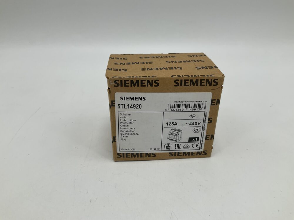 New Original Sealed Package SIEMENS 5TL14920