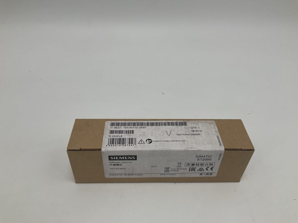 New Original Sealed Package SIEMENS 6ES7193-4CF50-0AA0