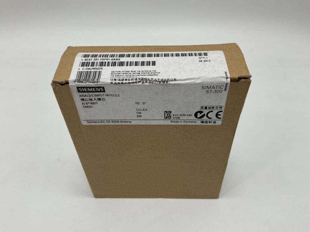 New Original Sealed Package SIEMENS 6ES7331-7HF01-0AB0