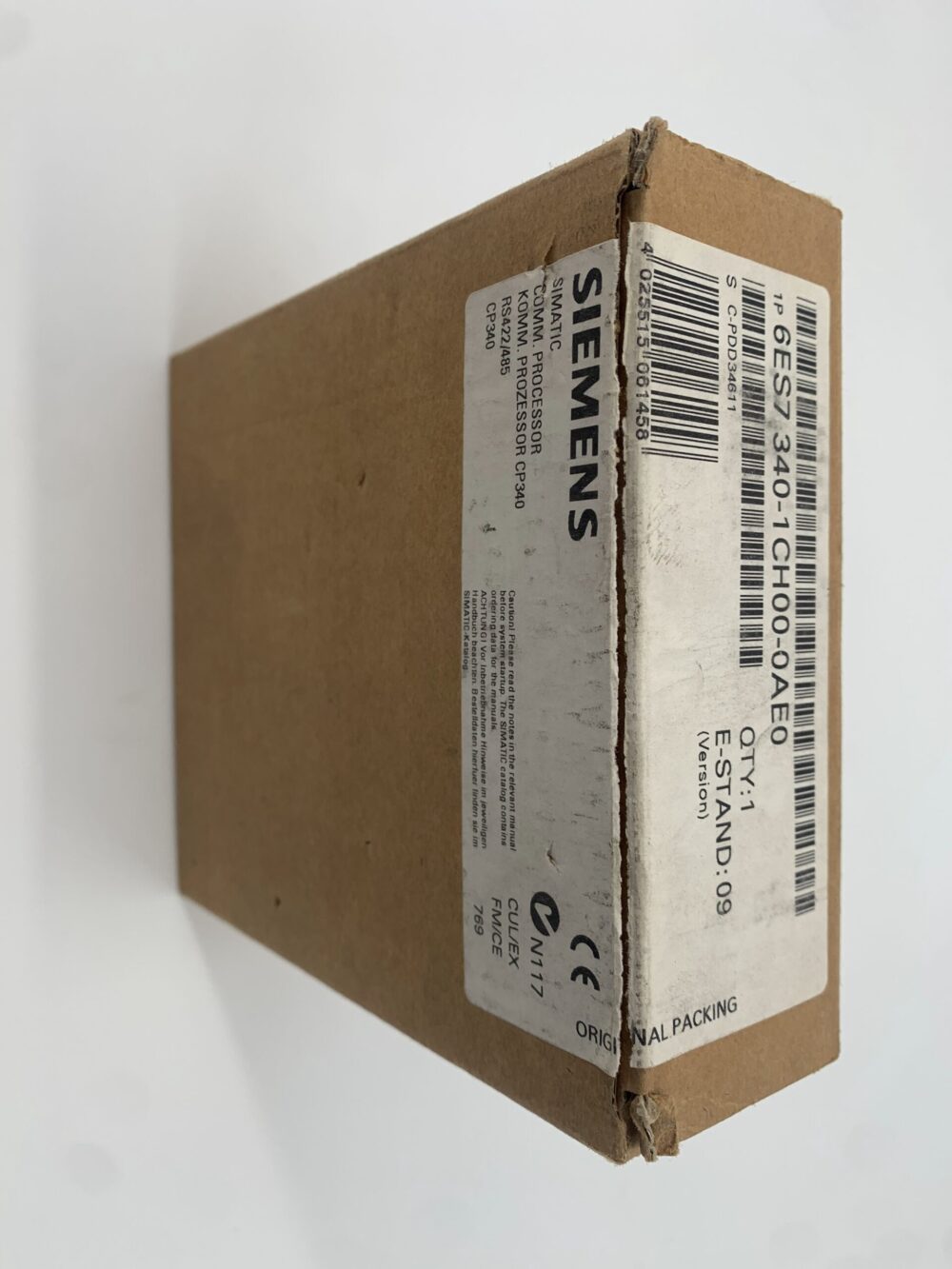 New Original Sealed Package SIEMENS 6ES7340-1CH00-0AE0