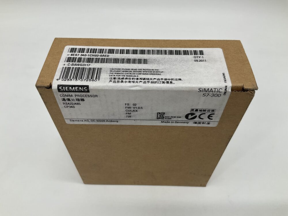 New Original Sealed Package SIEMENS 6ES7340-1CH02-0AE0