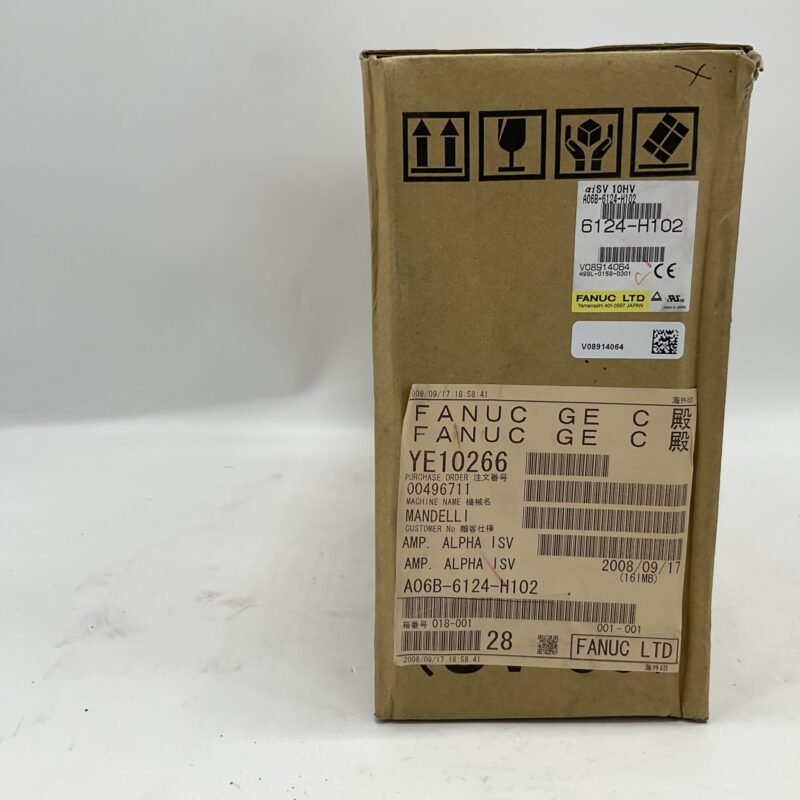 New Original Sealed Package FANUC A06B-6124-H102