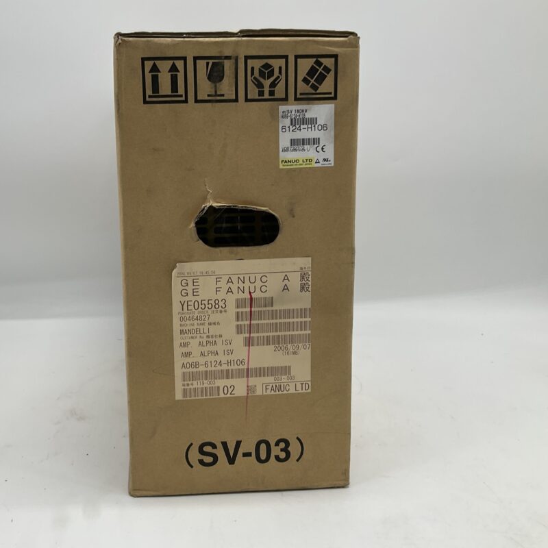 New Original Sealed Package FANUC A06B-6124-H106