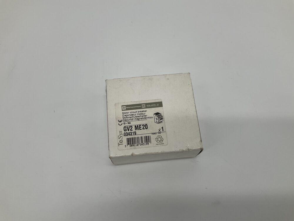 New Original Sealed Package SCHNEIDER ELECTRIC GV2ME20 (034319)