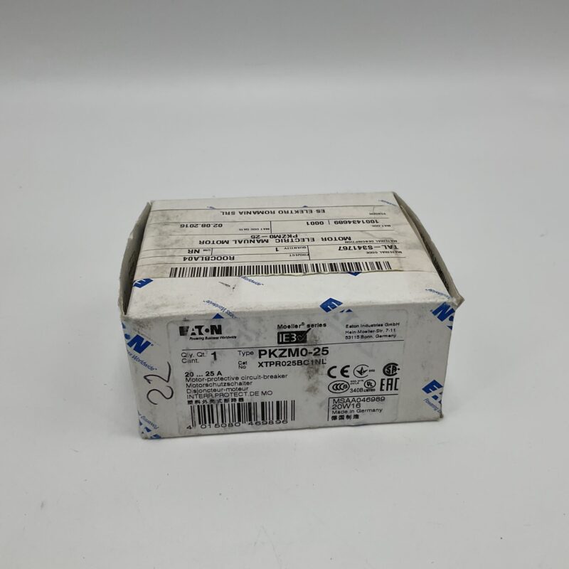 New Original Sealed Package EATON PKZMO-25